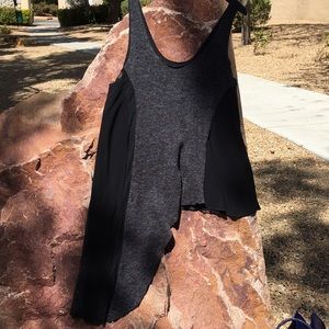 Asymmetrical tank top….